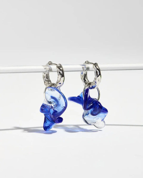Bloom Earrings Blue