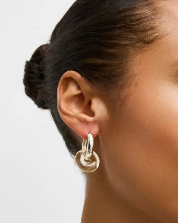 Bloom Earrings Champagne