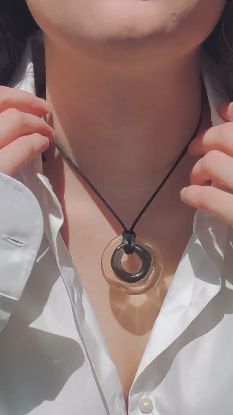 Duos pendant necklace