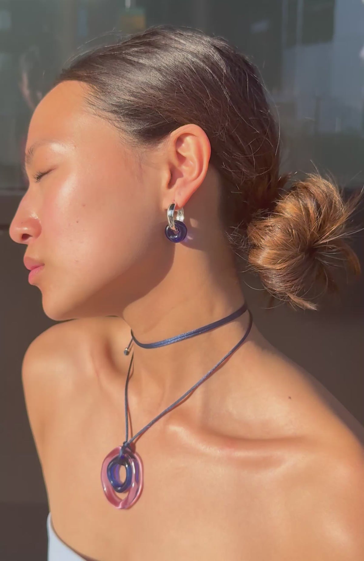 Duos pendant necklace